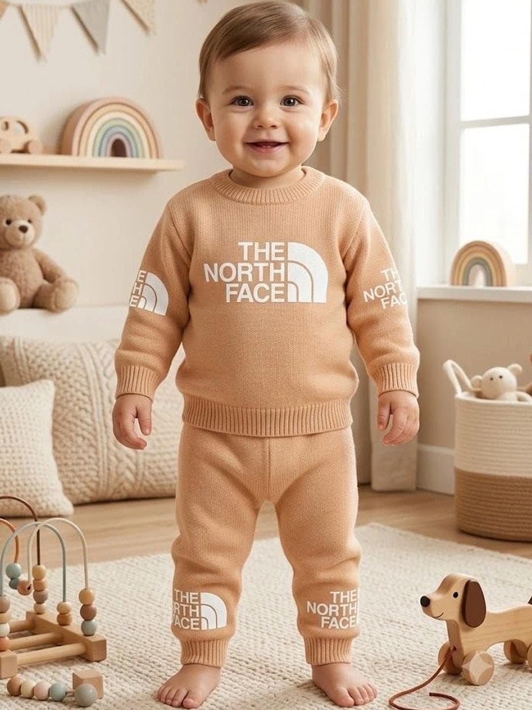 PARYAG Boys Printed Woollen Pullover