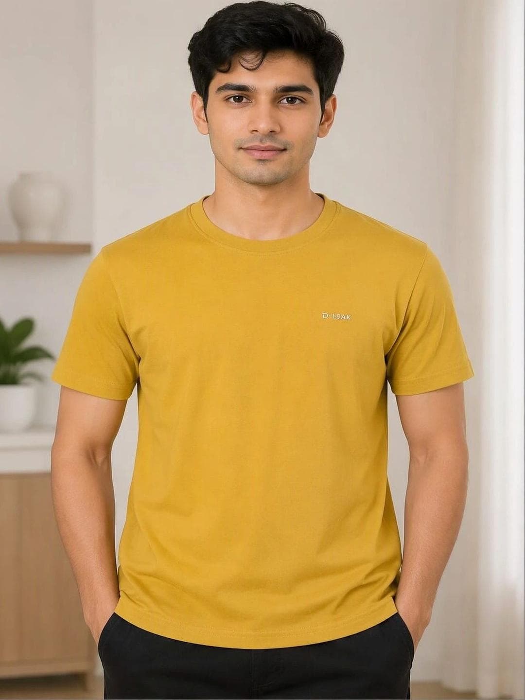 D LoAk Men Brand Logo T Shirt