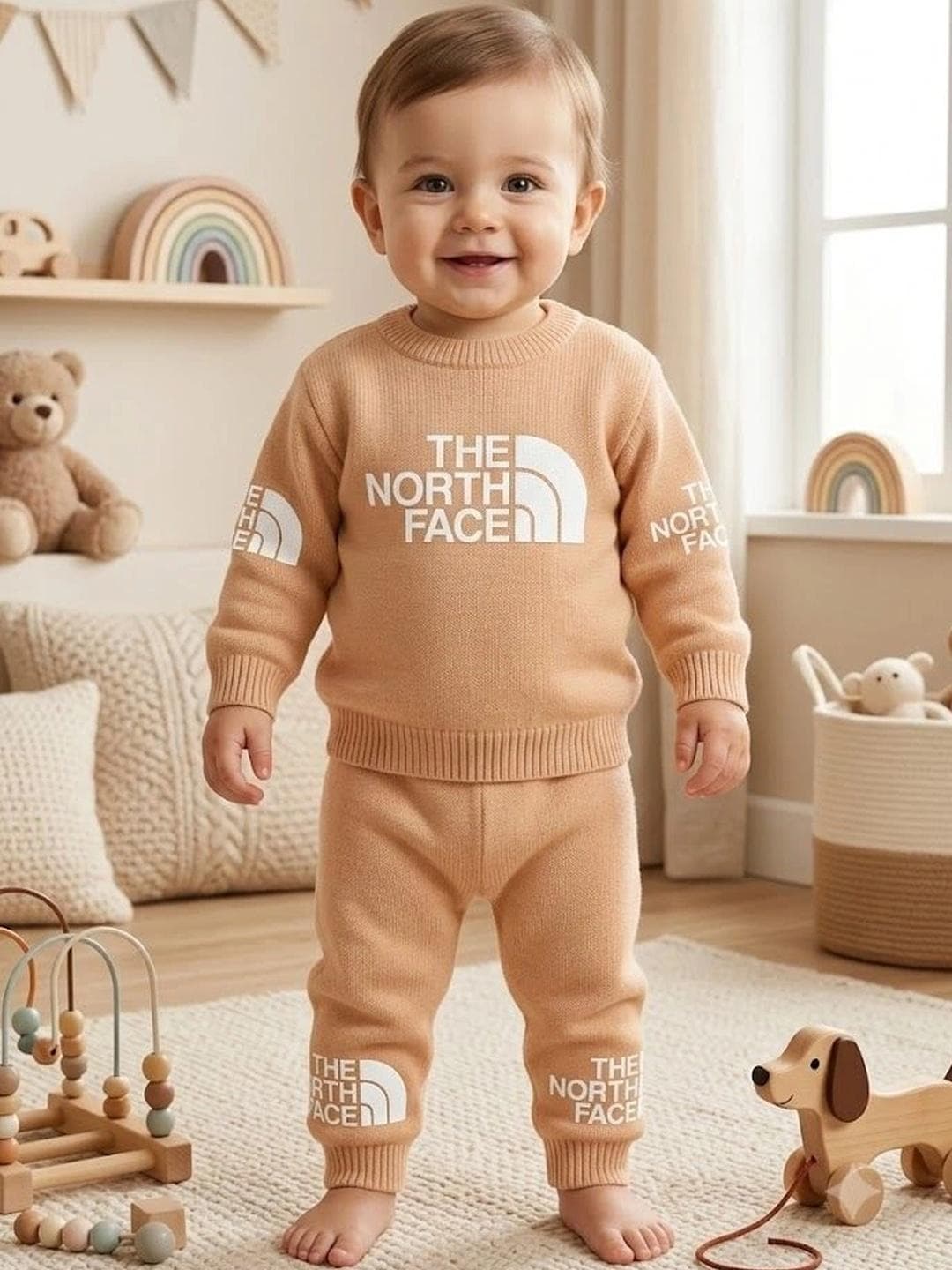 PARYAG Boys Printed Woollen Pullover