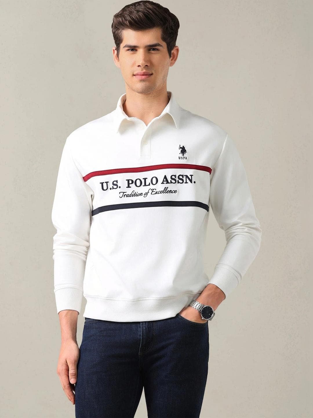 U.S. Polo Assn. Men Printed Sweatshirt