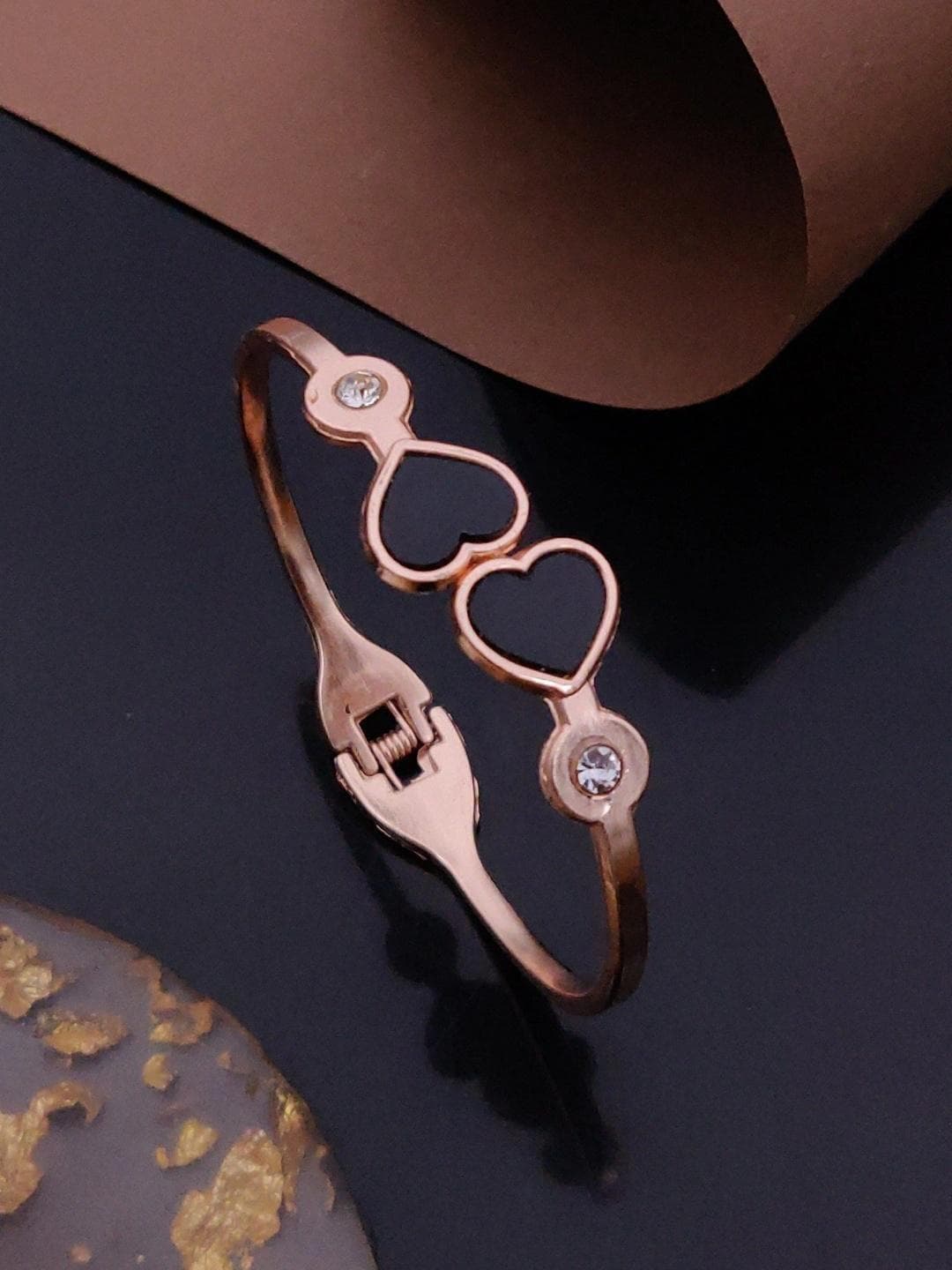 Wuzong Gold Plated Crystals Bangle