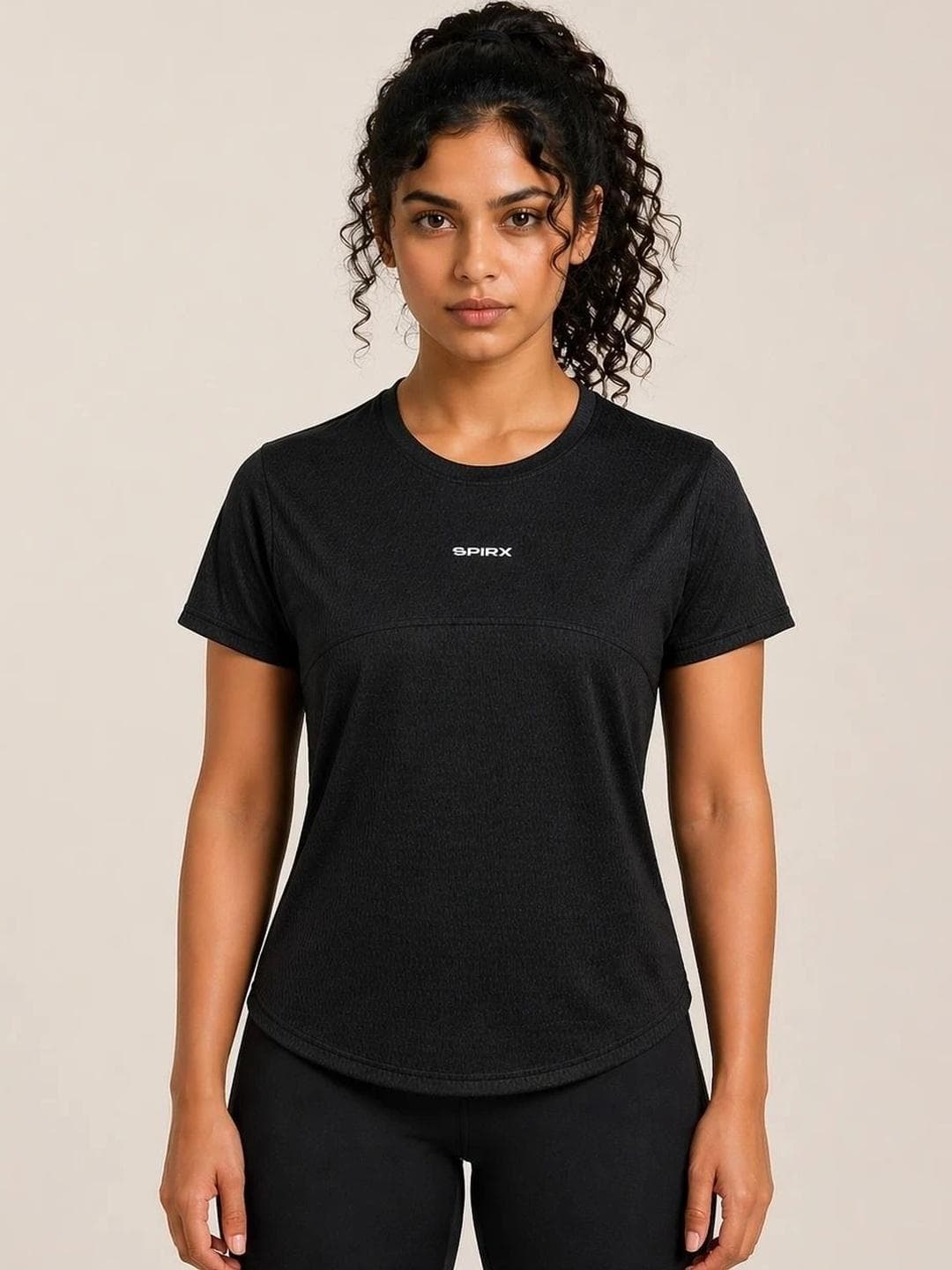 Spirx Women Brand Logo T Shirt