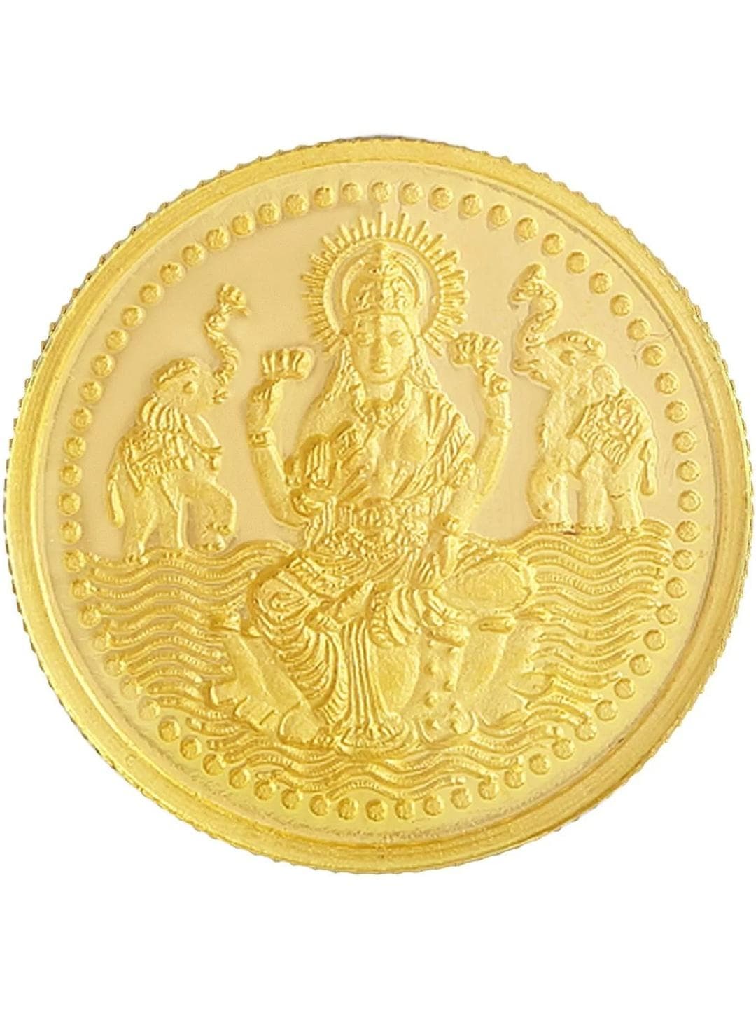 Malabar Gold & Diamonds 22KT 916 Purity Laxmi Gold Coin 1 G
