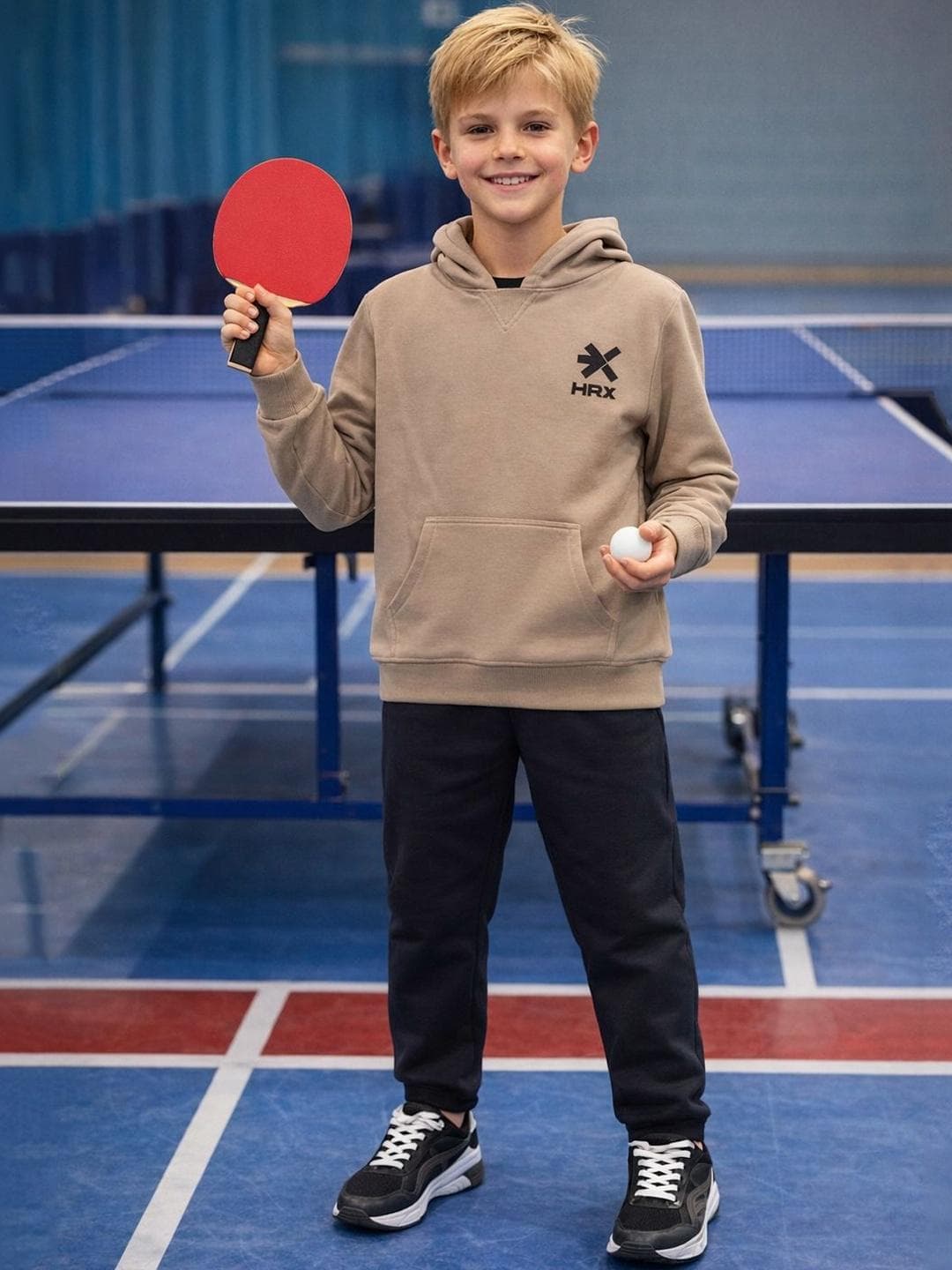 HRX By Hrithik Roshan Boys Printed Hooded Sweatshirt