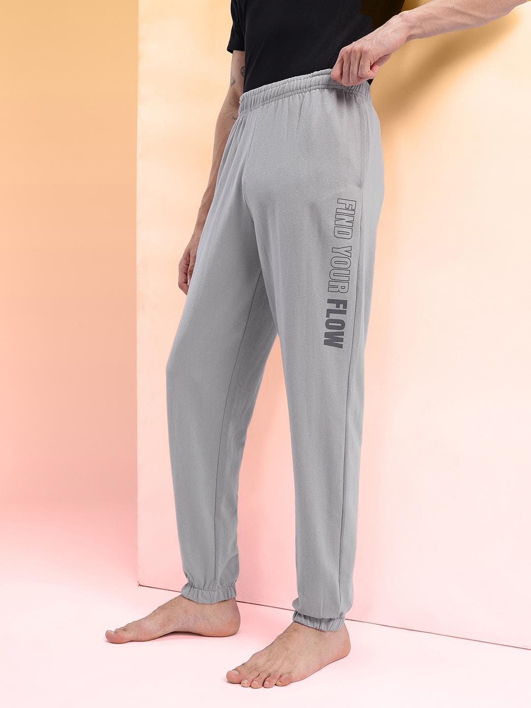 HRX By Hrithik Roshan Men Printed Yoga Track Pants