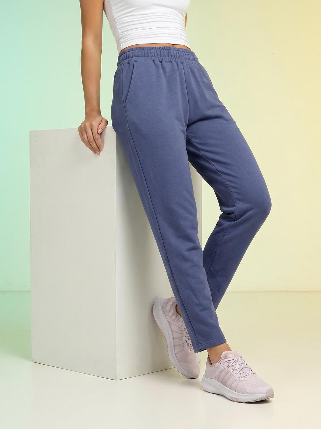 HRX By Hrithik Roshan Women Regular Fit Brand Logo Printed Track Pants