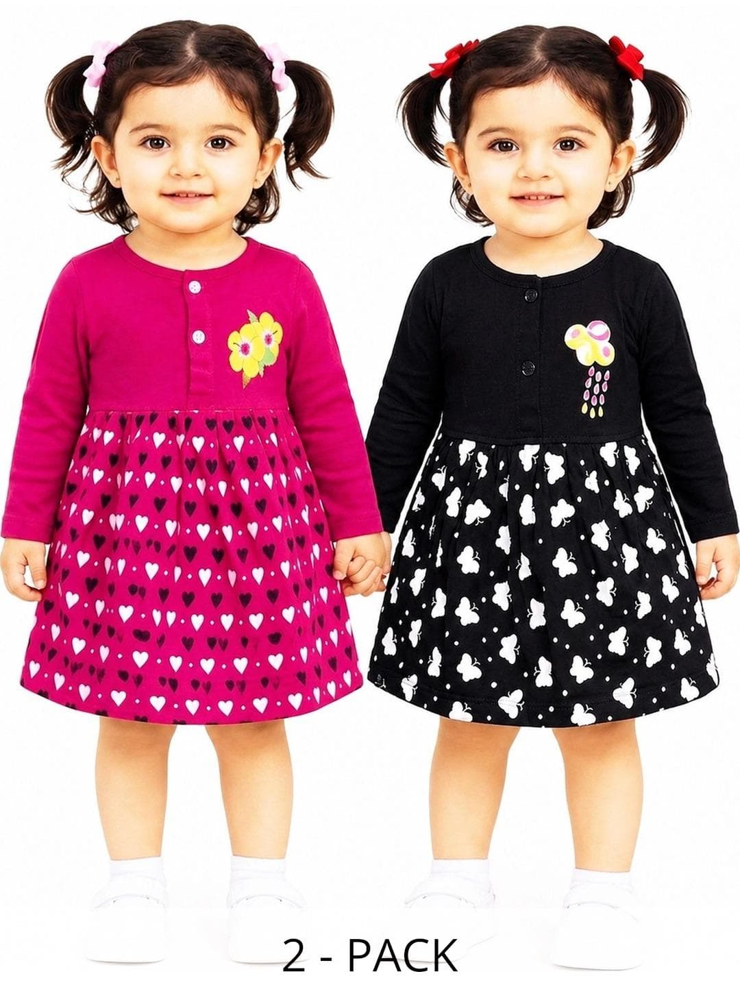 KidzzCart Print Applique A Line Dress