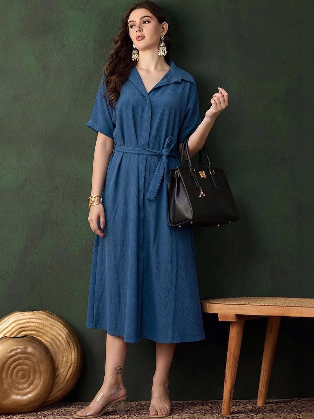 Sangria A-Line Dress