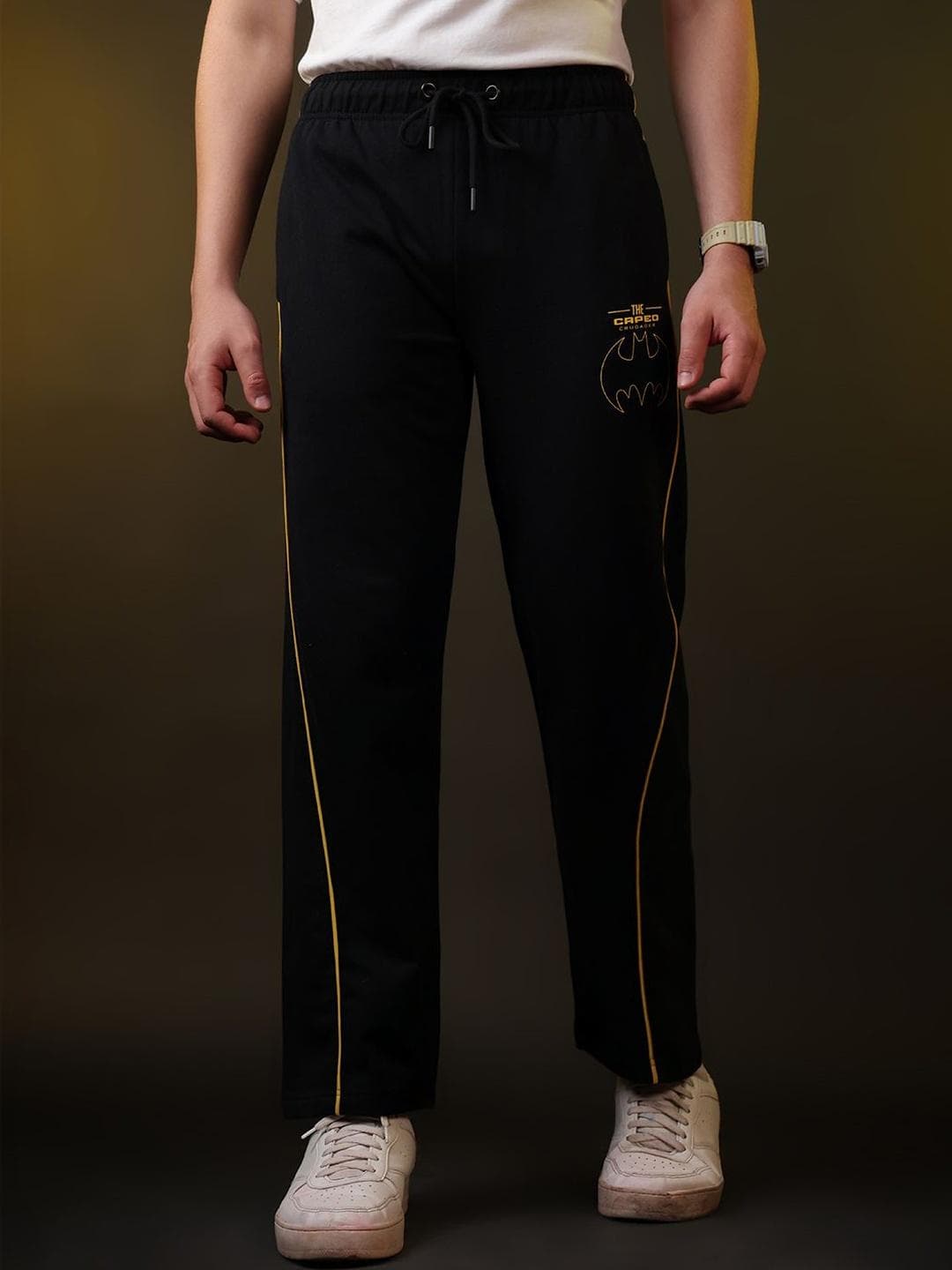 Free Authority Men Batman Regular Fit Graphic Print Joggers