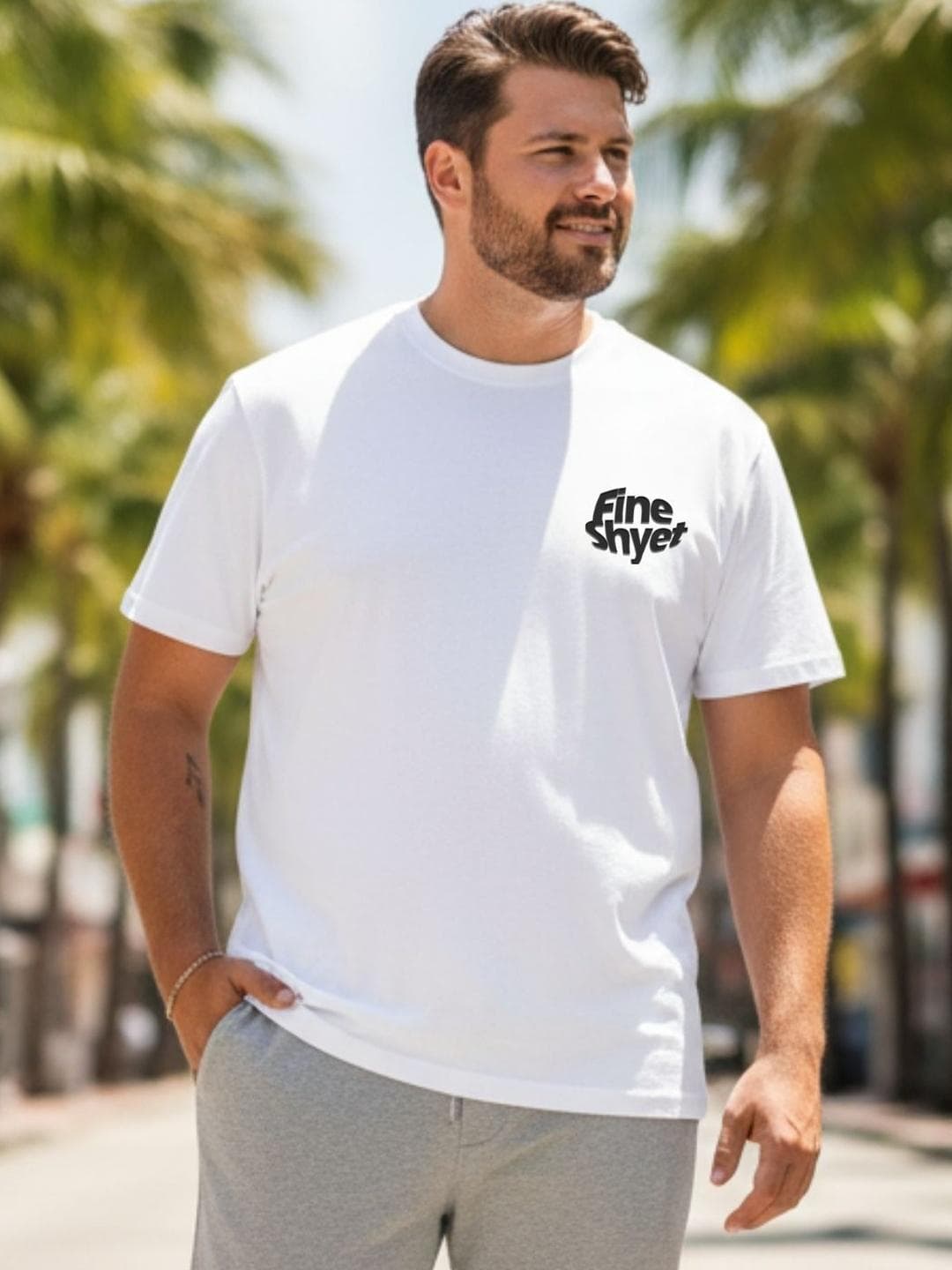 Mast & Harbour Men Brand Logo Printed T Shirt