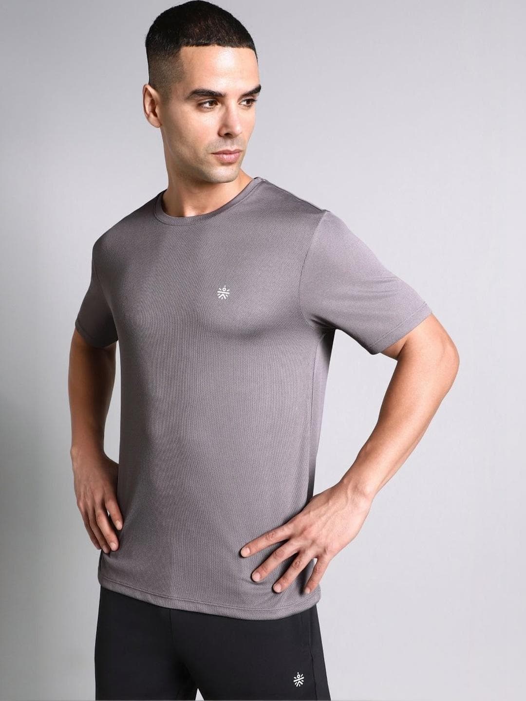 CULT Men's Grey Train All FLY DRY T Shirt