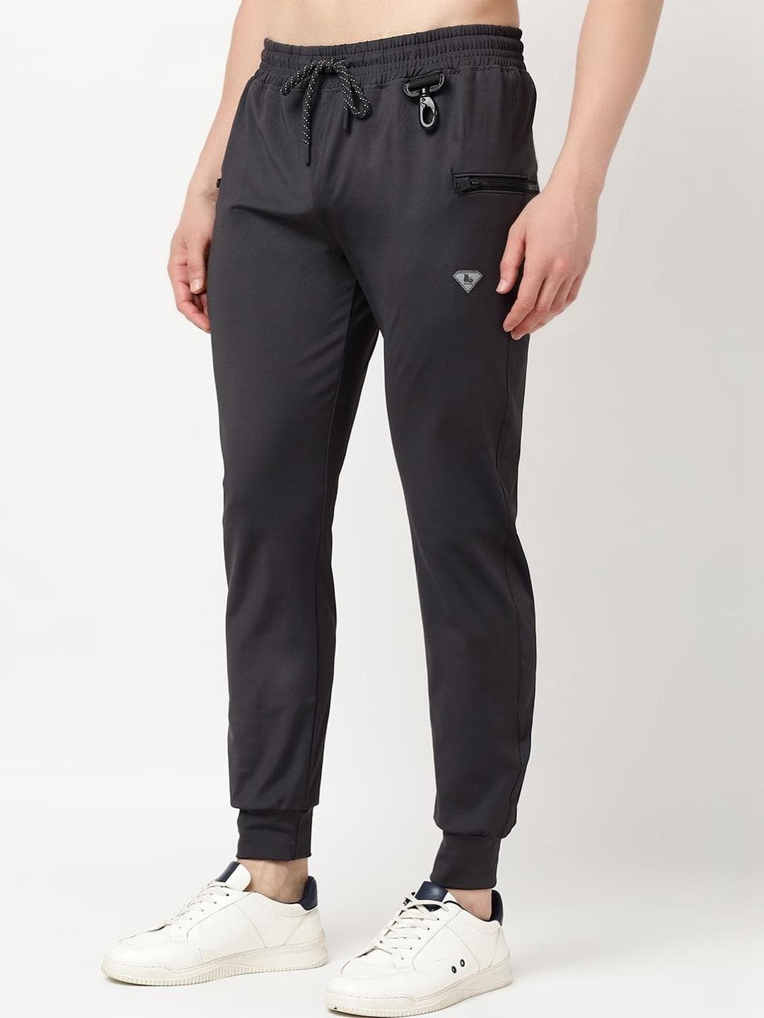 ROSHAN Men Slim Fit Brand Logo Training Joggers