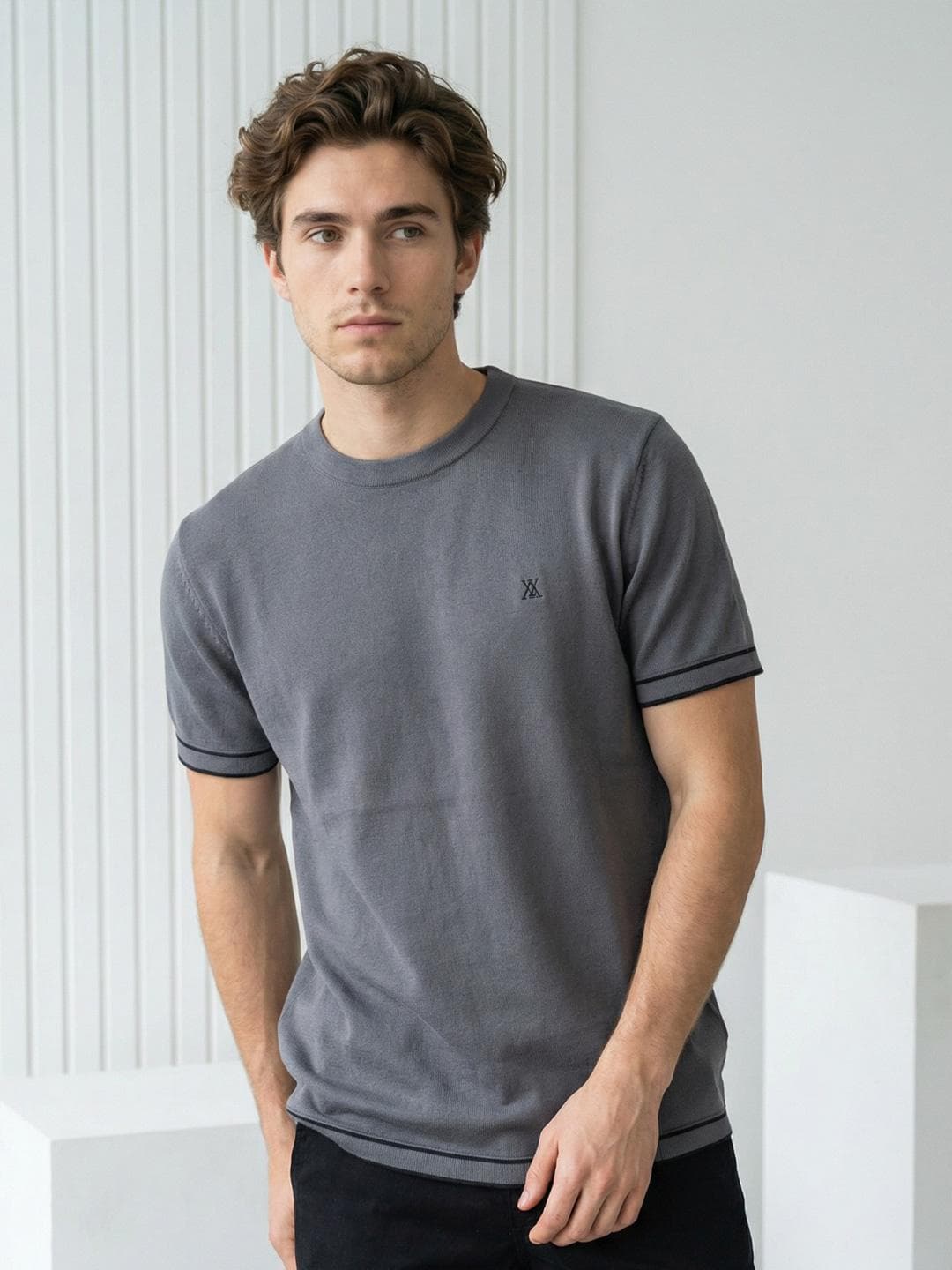 AYL Men Brand Logo T Shirt