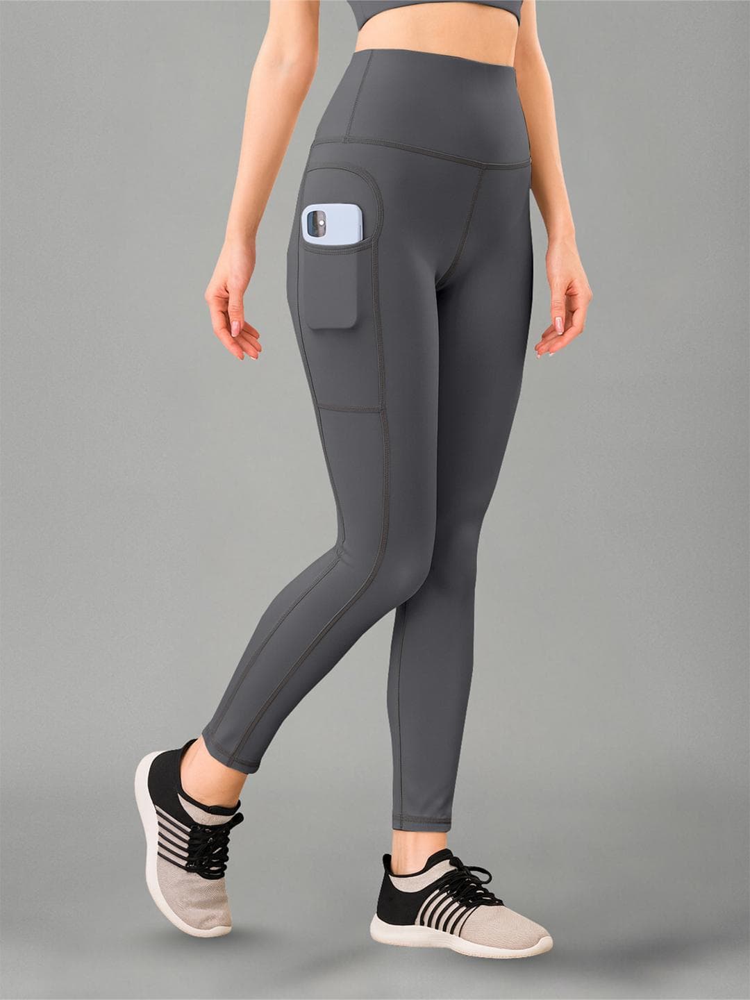 POOJARAN SAREE Women Slim Fit Gym Training Track Pants Workout Tights