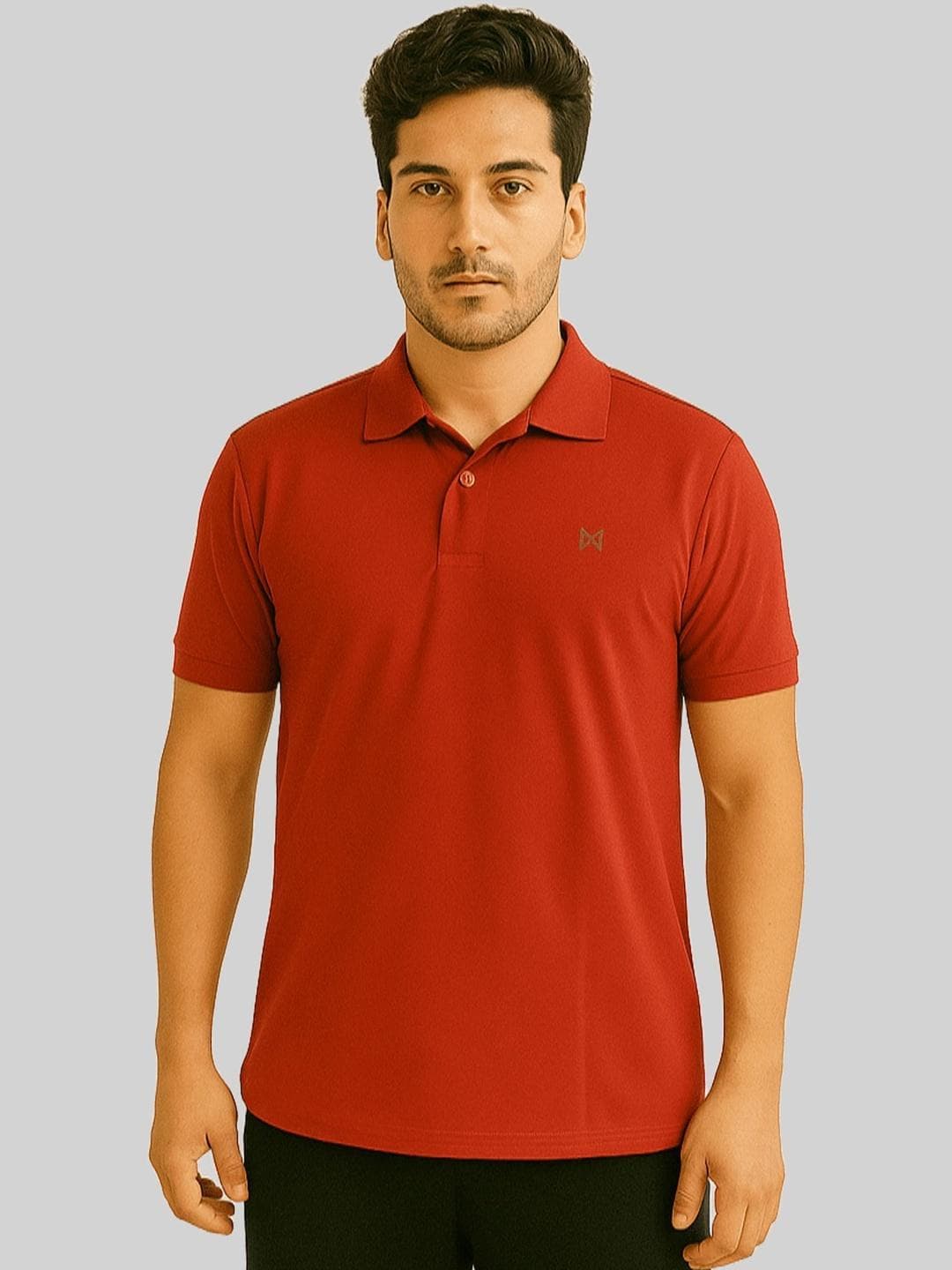 Force NXT Men Polo Collar Polyester PU Coated T Shirt