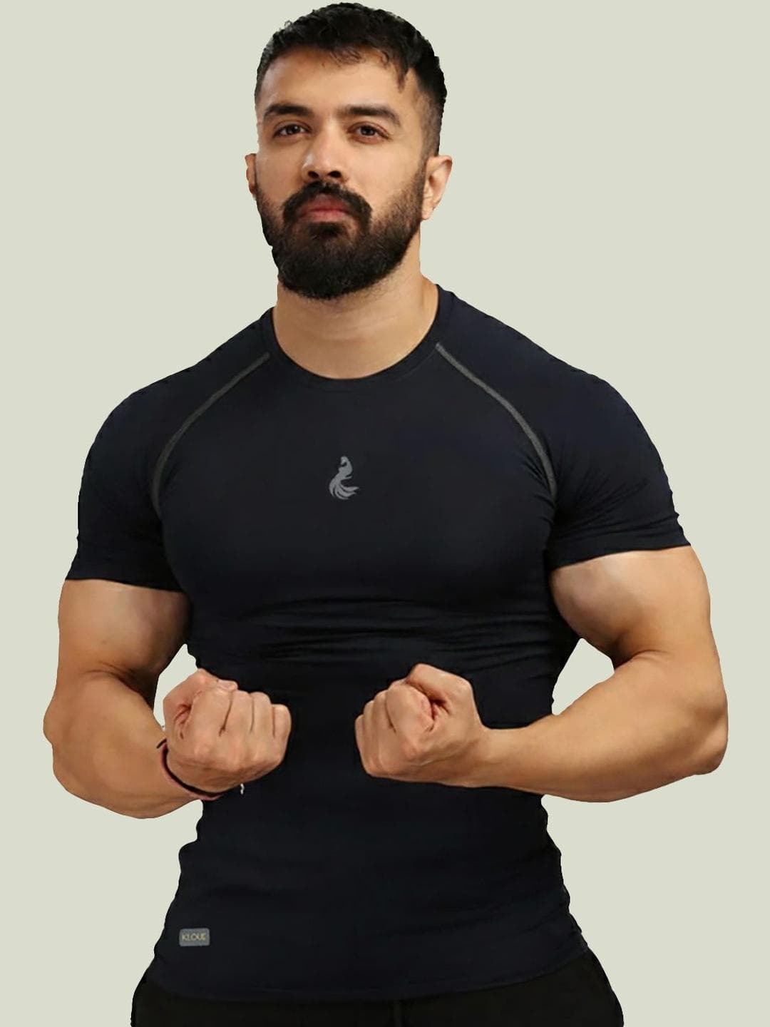 KLOUE Men Compression T Shirt