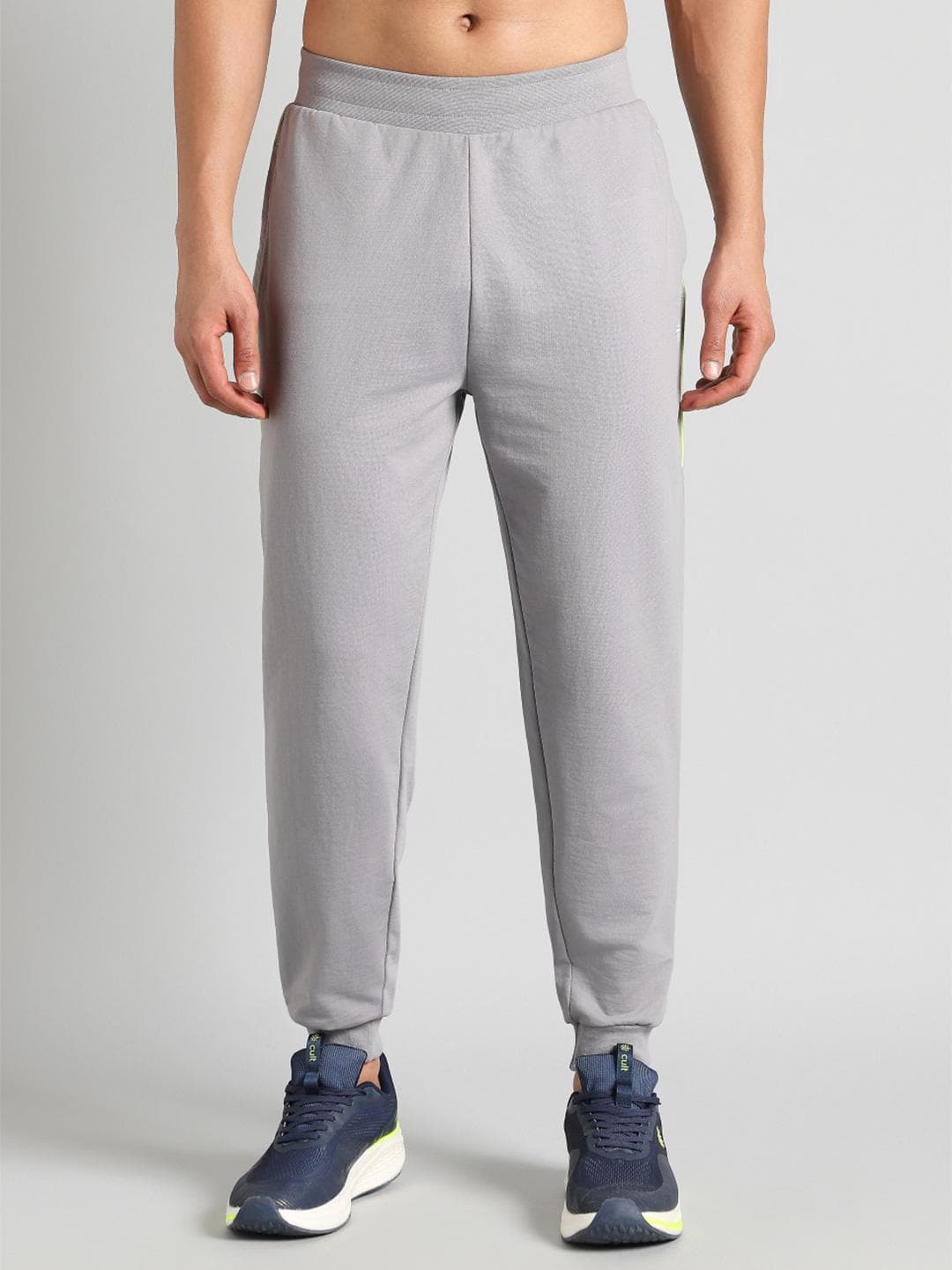 CULT Men's Grey Edge Line Training Joggers