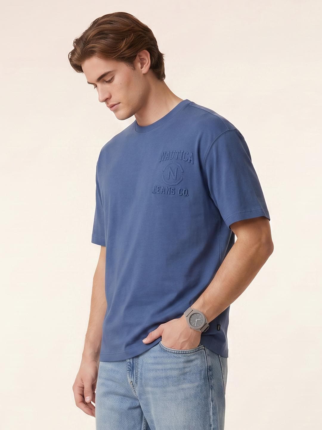 Nautica Brand Logo T Shirt