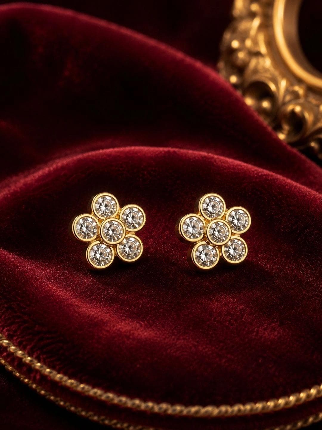 Forevershine Floral Studs Earrings