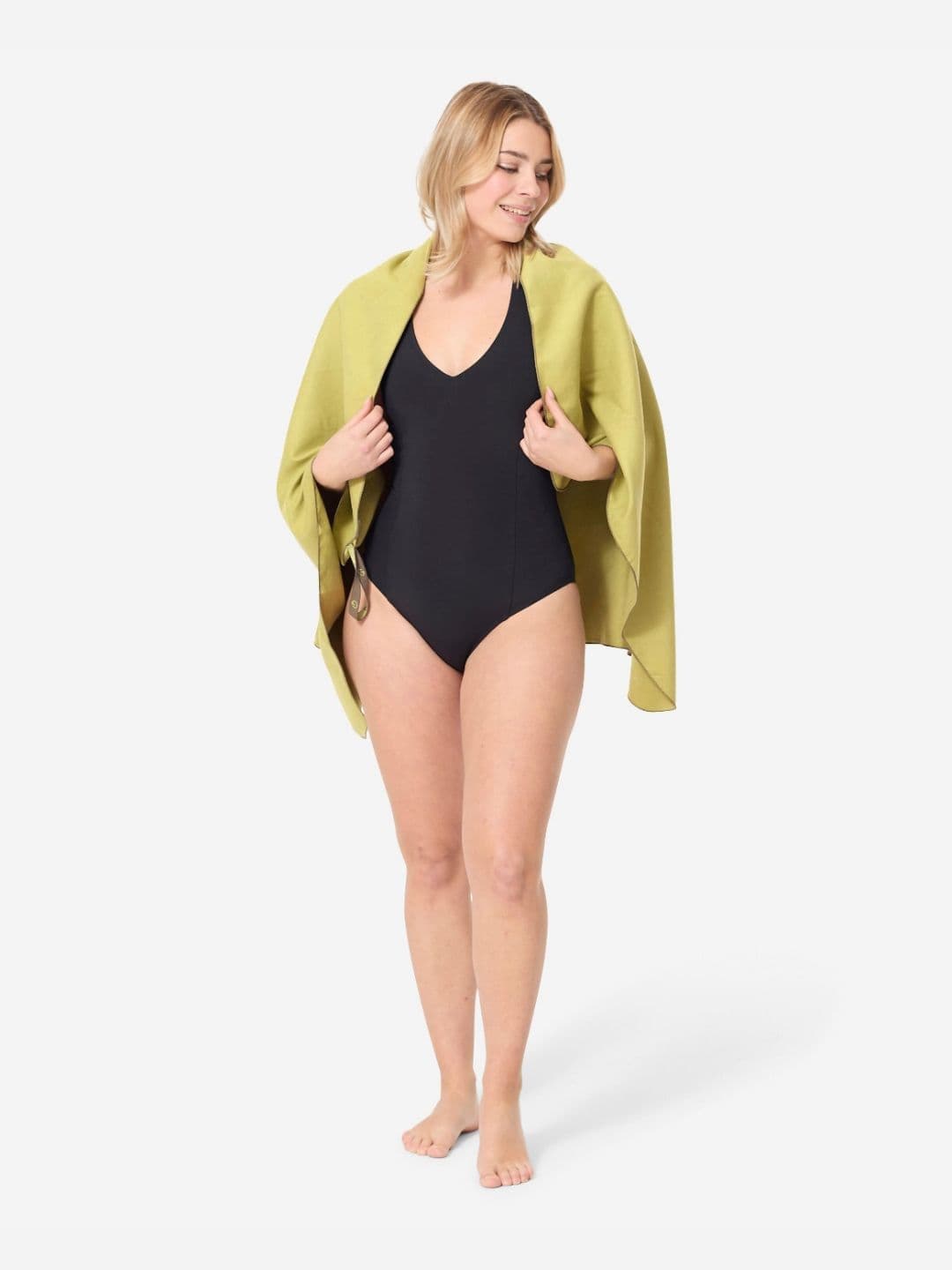 Decathlon Adults Olive Quick Drying Swim Towel