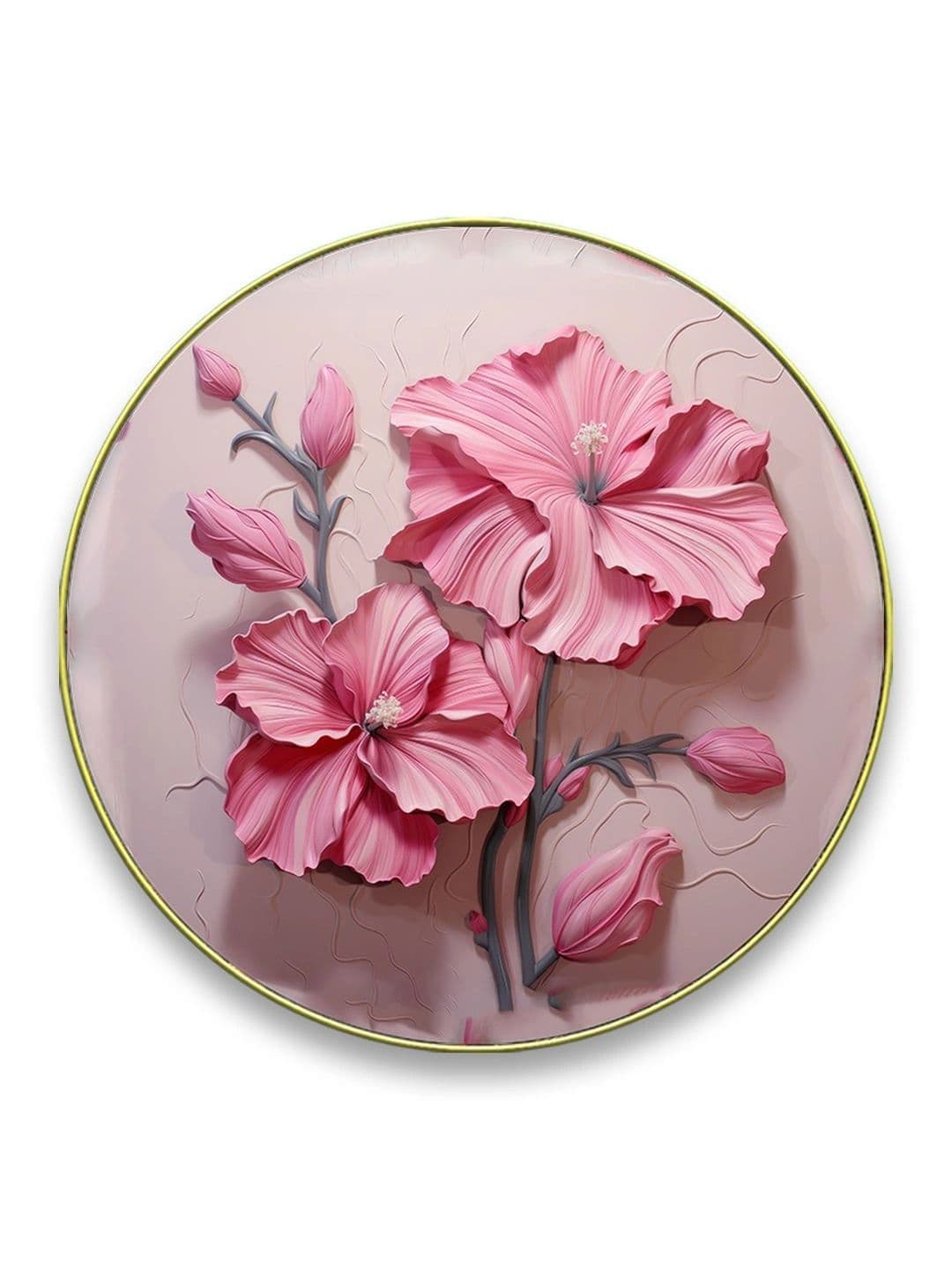 OLIVE TREE Multicoloured Single Piece MDF Other Wall Paintings