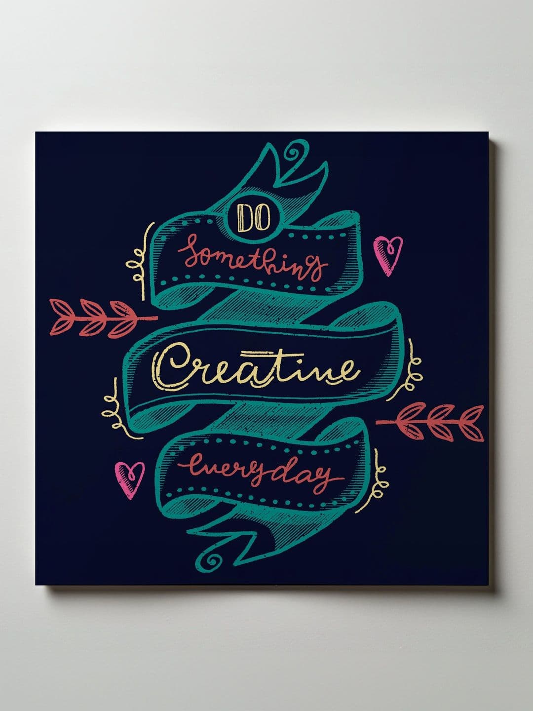 ARTOLIC Navy Blue & Blue Printed Wall Sticker