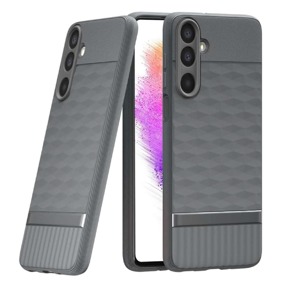 Amazon Basics Shockproof Case for Samsung Galaxy A17 5G / F17 5G / M17 5G | Full Camera Protection | TPU Flexible Back Cover for Samsung Galaxy A17 5G / F17 5G / M17 5G (Graphite Grey)