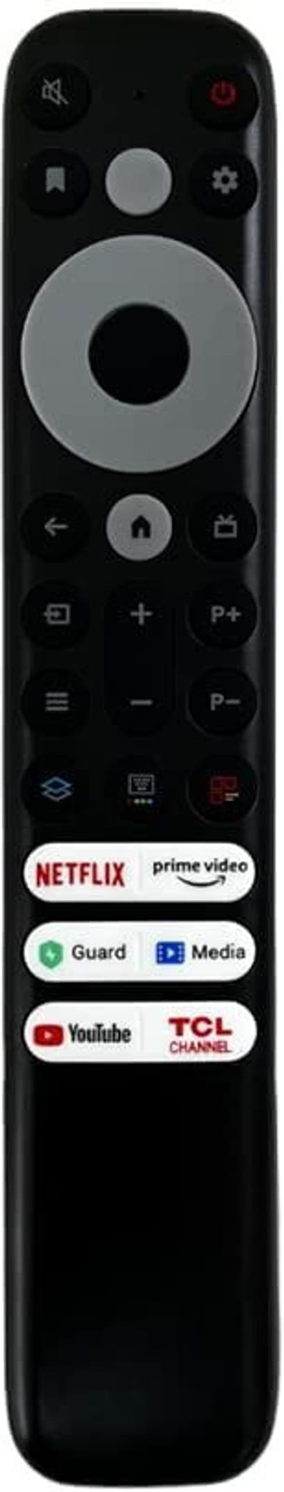 Woniry Compatible for TCL Tv Remote Non Voice Remote (Without Assistant Feature) TC L Remote Controller (Black)