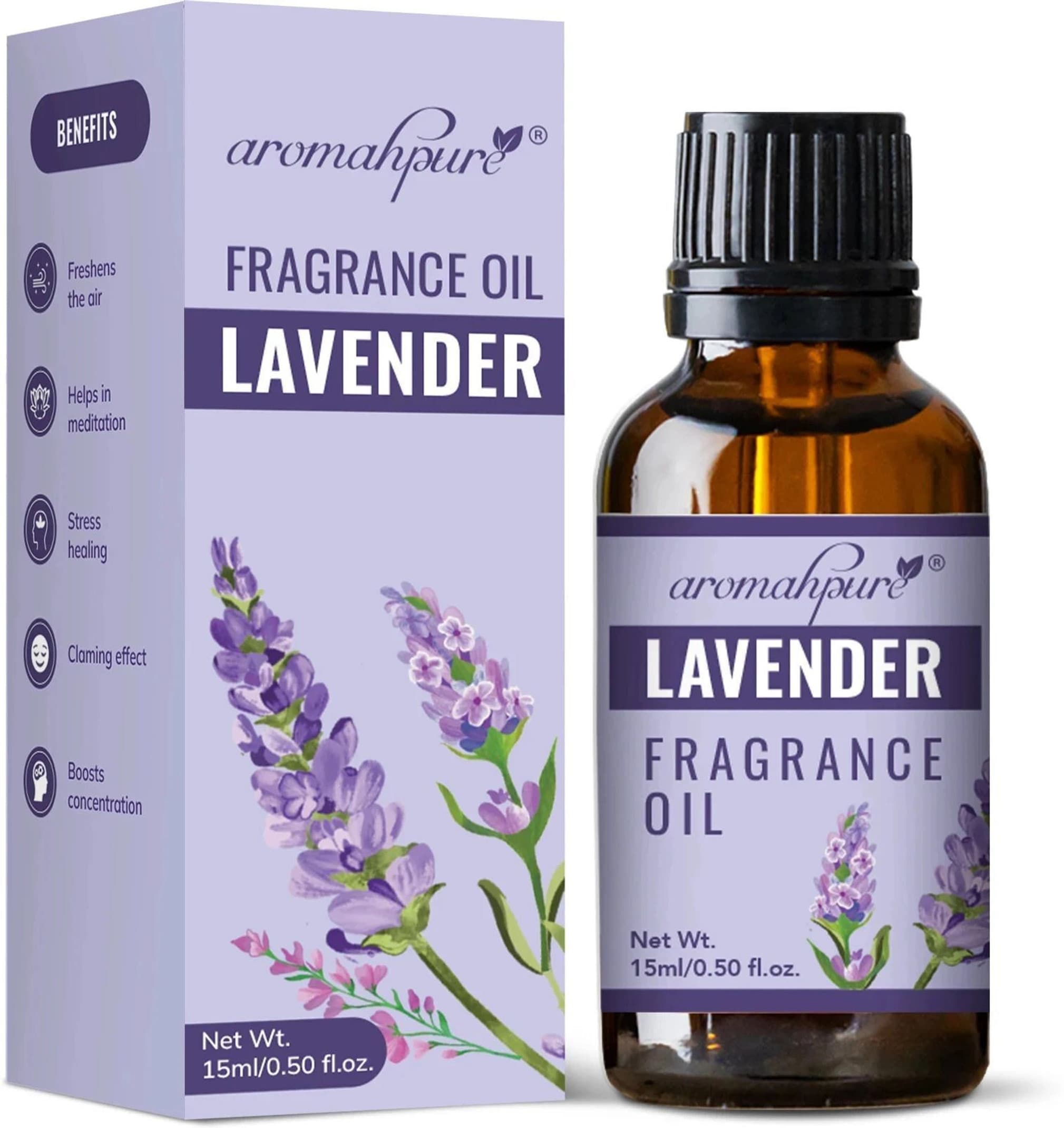 Aromahpure Lavender Aroma Oil for Home Fragrance | Helps in Meditation |Best for Aromatherapy |IFRA Certified (15 ml)