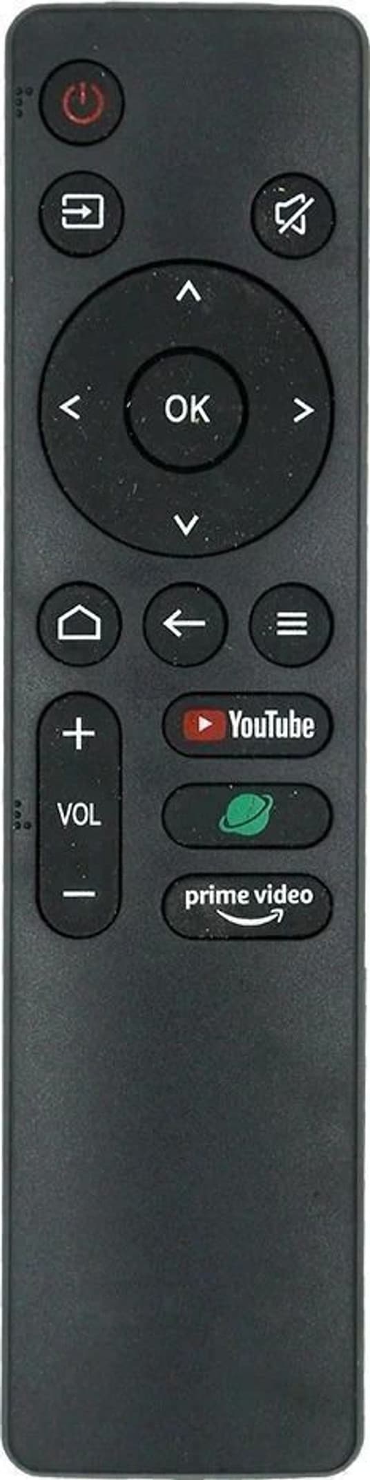RESORB LED 526 Remote Compatible for CooCaa LED TV Remote Controller (Black)