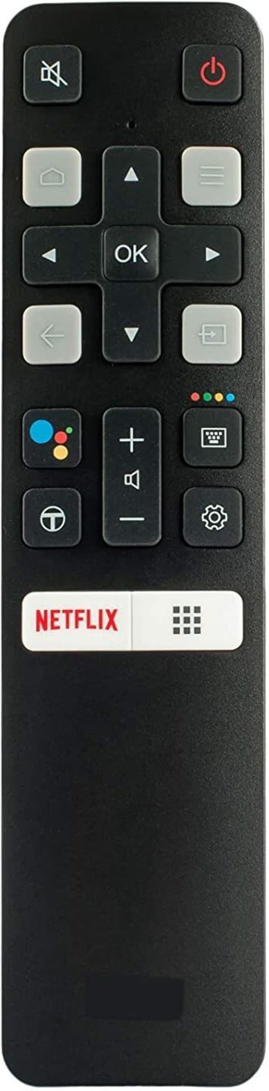 vcony Remote Control (Without Voice Function) for, TCL & Iffalcon Smart LED TV. tcl Remote Controller (Black)