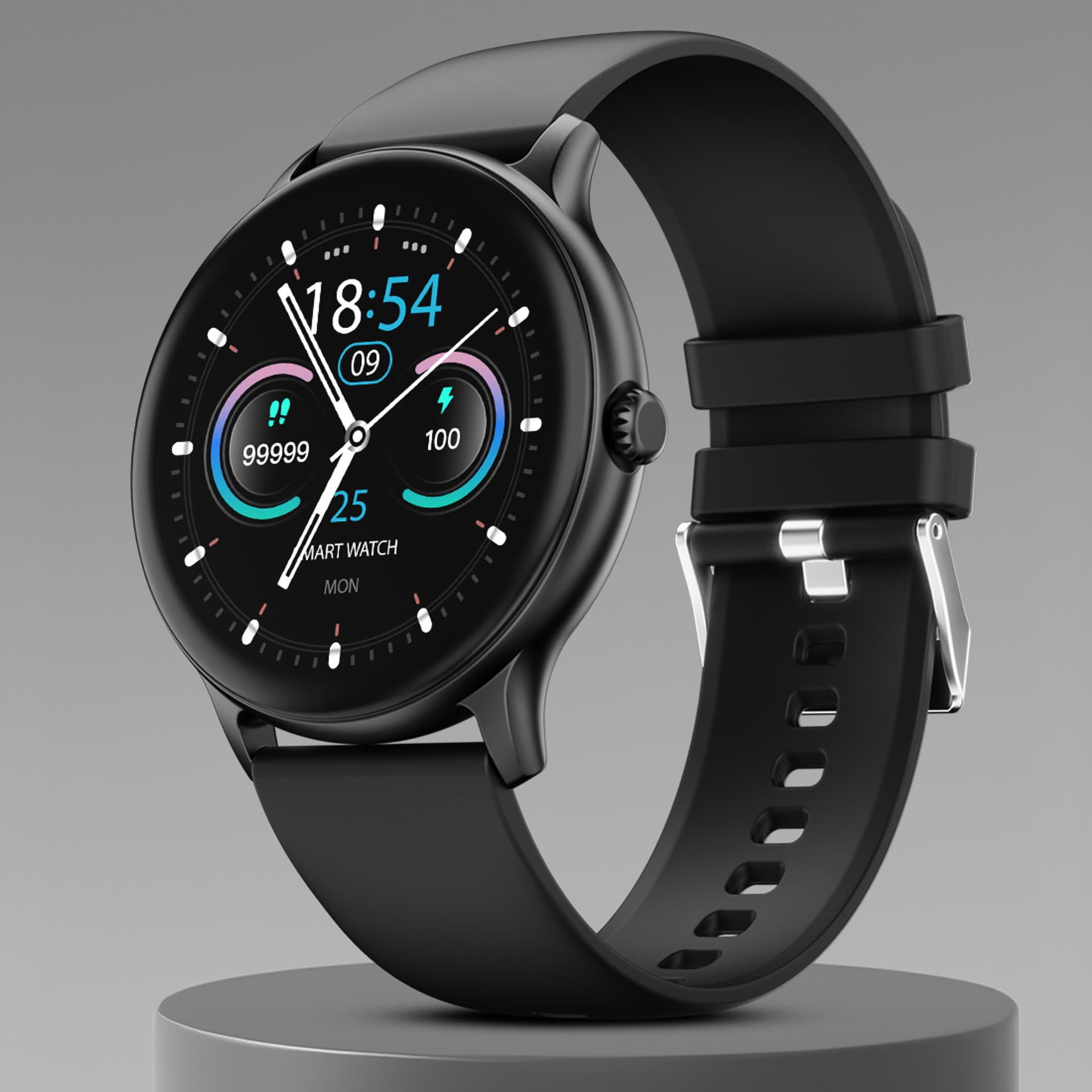 Fire-Boltt Hurricane 2026 1.3" Curved Glass Display with BT Calling, 100+ Sports Modes Smartwatch